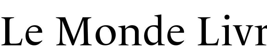 Le Monde Livre Normal cкачати шрифт безкоштовно